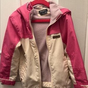 Eddie Bauer Kids Raincoat in Pink and Cream
